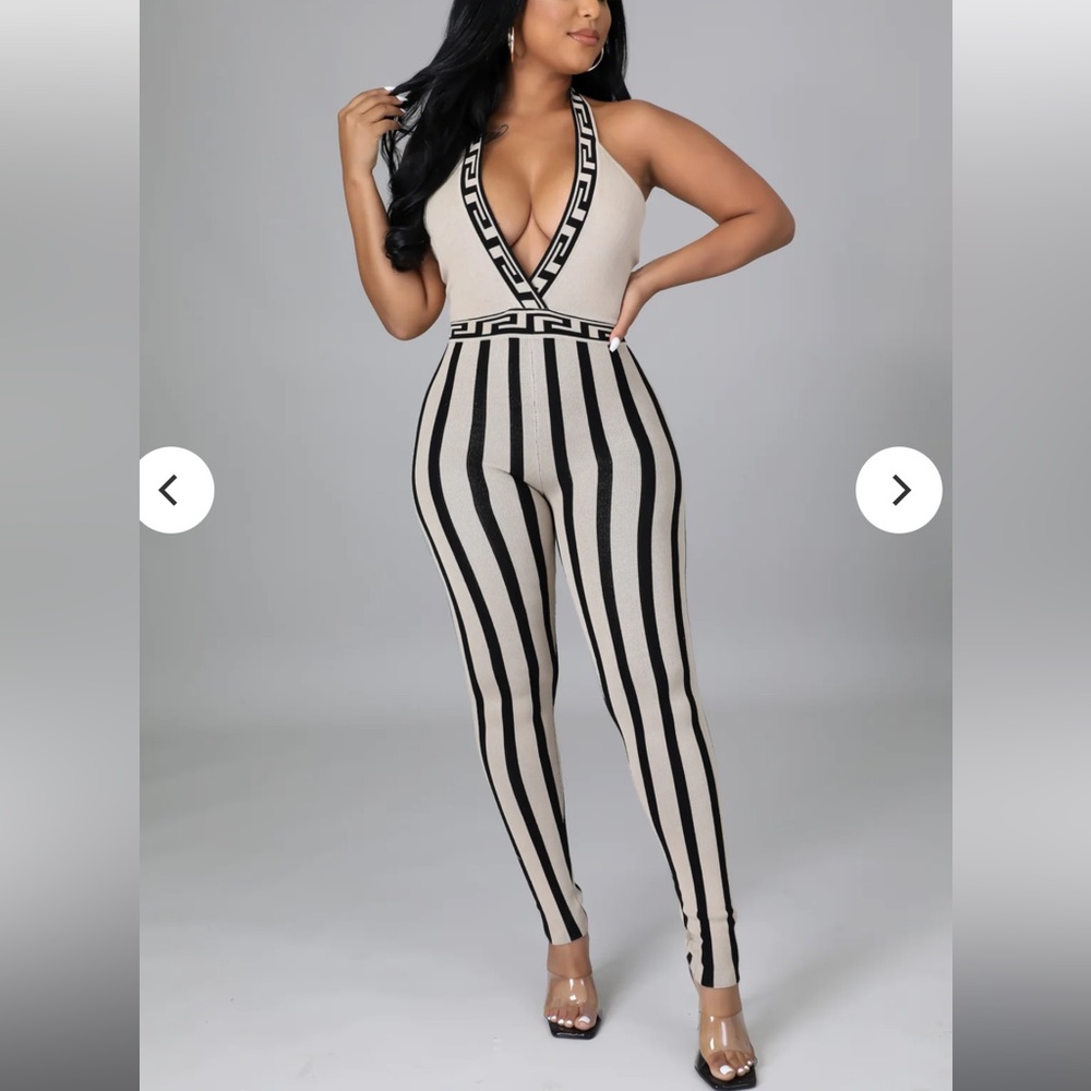 Stretch jumpsuit size LARGE